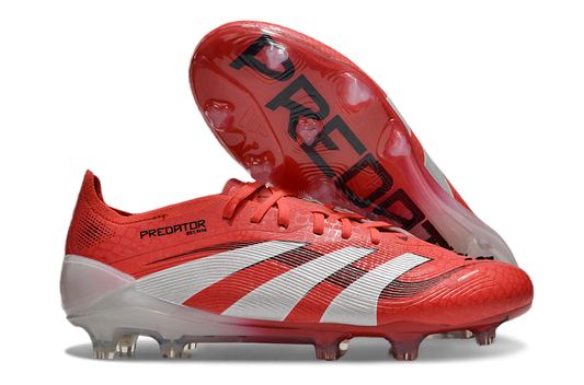 Predator Elite FG Laces Red
