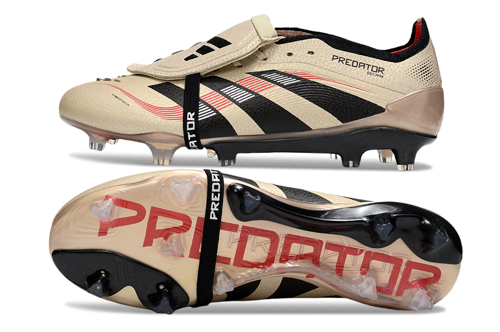 Predator Elite FT FG - Gold/Black/Red